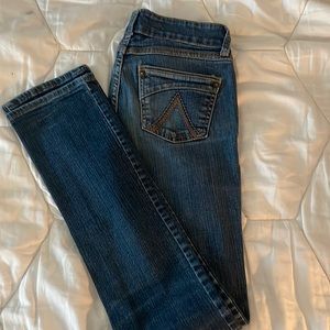 Morgan dark wash skinny jeans